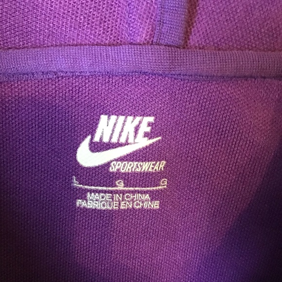 Nike Sportswear Purple and Black Zip Jacket - Picture 3 of 10